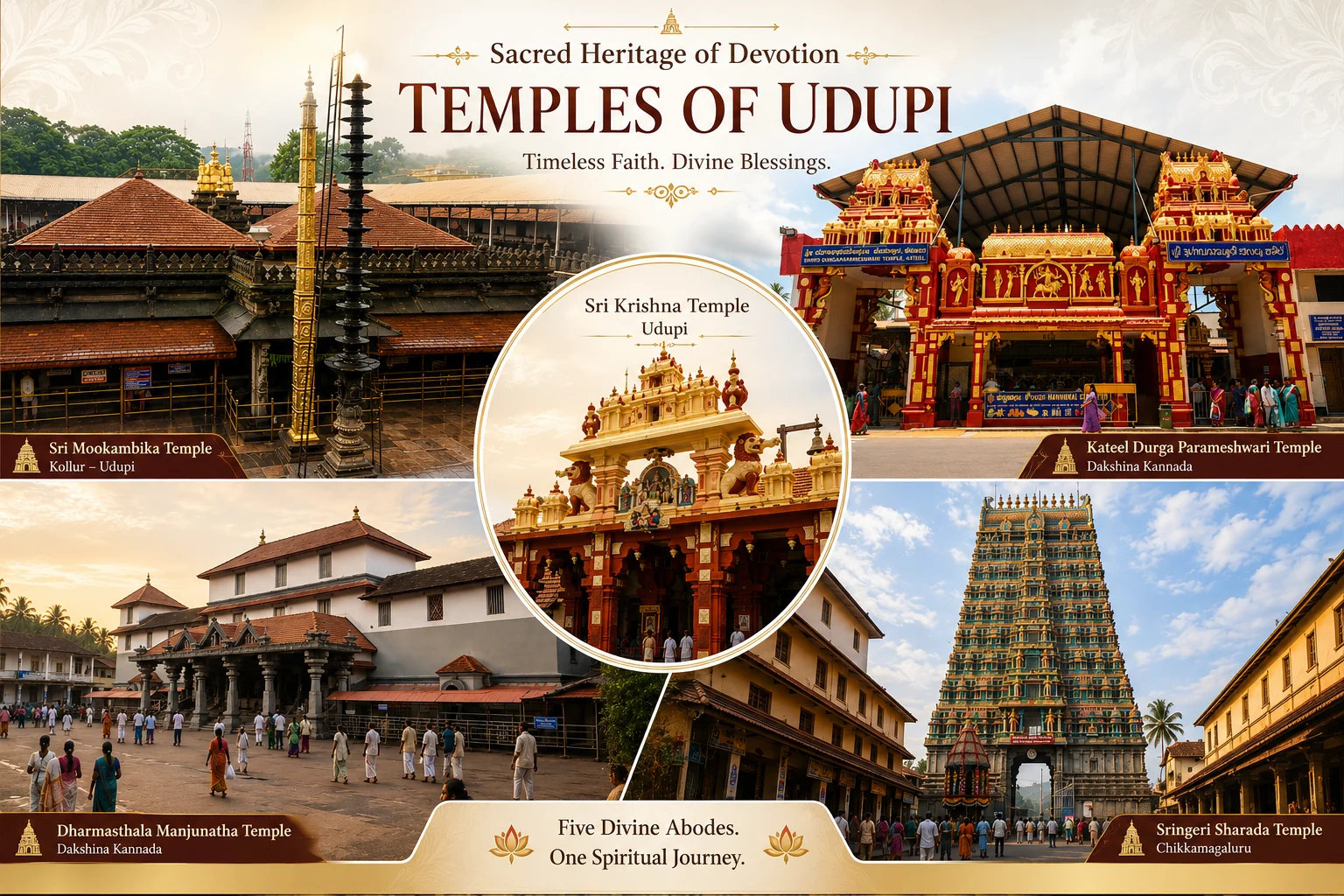 Five famous temples in Karnataka for faith, nature, heritage and wellness traditions